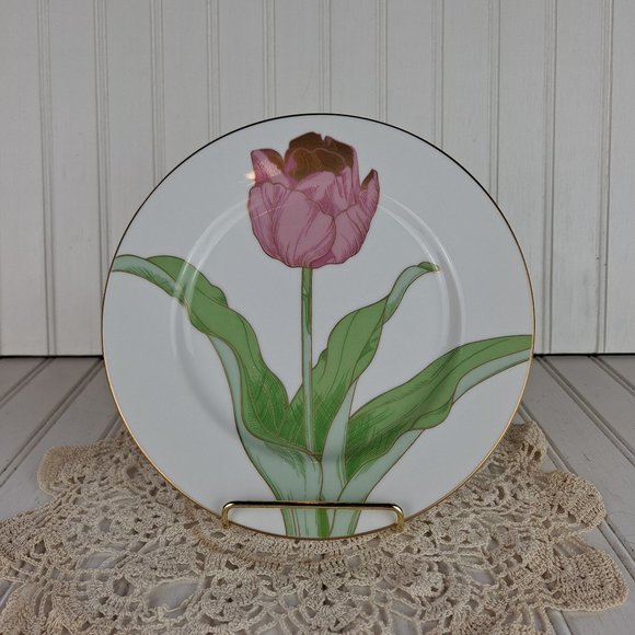 Fitz and Floyd Other - Fitz & Floyd "Tulipe D'Or" Plate Pink